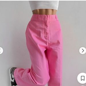 Dickies Women's Pink Trousers